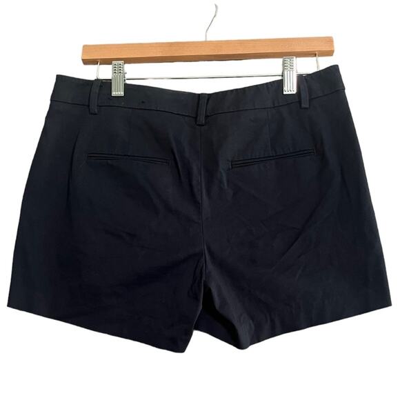 Ann Taylor Womens Shorts Size 6 Navy Devin Fit City Short Flat Front - Picture 2 of 7